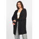 Кардиган жіночий однотонний чорного кольору Fashion PM9264 L/XL Чорний (213246)