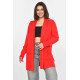 Кардиган жіночий однотонний червоного кольору Fashion G645 2XL/3XL Червоний (213253)
