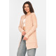 Кардиган жіночий однотонний пудрового кольору Fashion PM8626 XL/2XL Пудровий (213272)