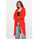 Кардиган жіночий однотонний червоного кольору Fashion PM9244 XL/2XL Червоний (213280)