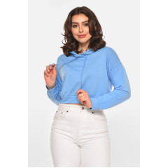 Кофта жіноча однотонна блакитного кольору Fashion 050 2 Блакитний (215132)