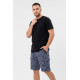 Шорти чоловічі темно-синього кольору з принтом Sport P8-31 2XL Темно-сірий (215099)