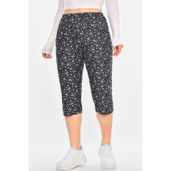 Бриджі темно-синього кольору з принтом Fashion А705-1 3XL-6XL Темно синій (211483)