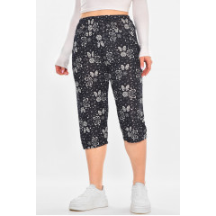 Бриджі темно-синього кольору з принтом Fashion А705-1 3XL-6XL Темно синій (211484)