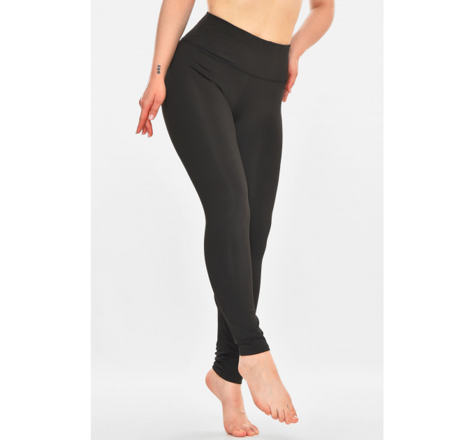 Лосини жіночі однотонні чорного кольору Fashion 2601 S/M Чорний (215110)